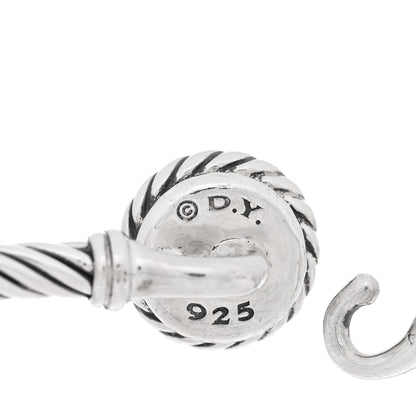 David Yurman Sterling Silver Black Orchid 3mm Chatelaine Bracelet 3 of 3