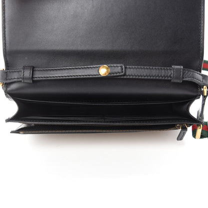 Gucci Monogram Lady Web Convertible Wallet Black 5 of 11