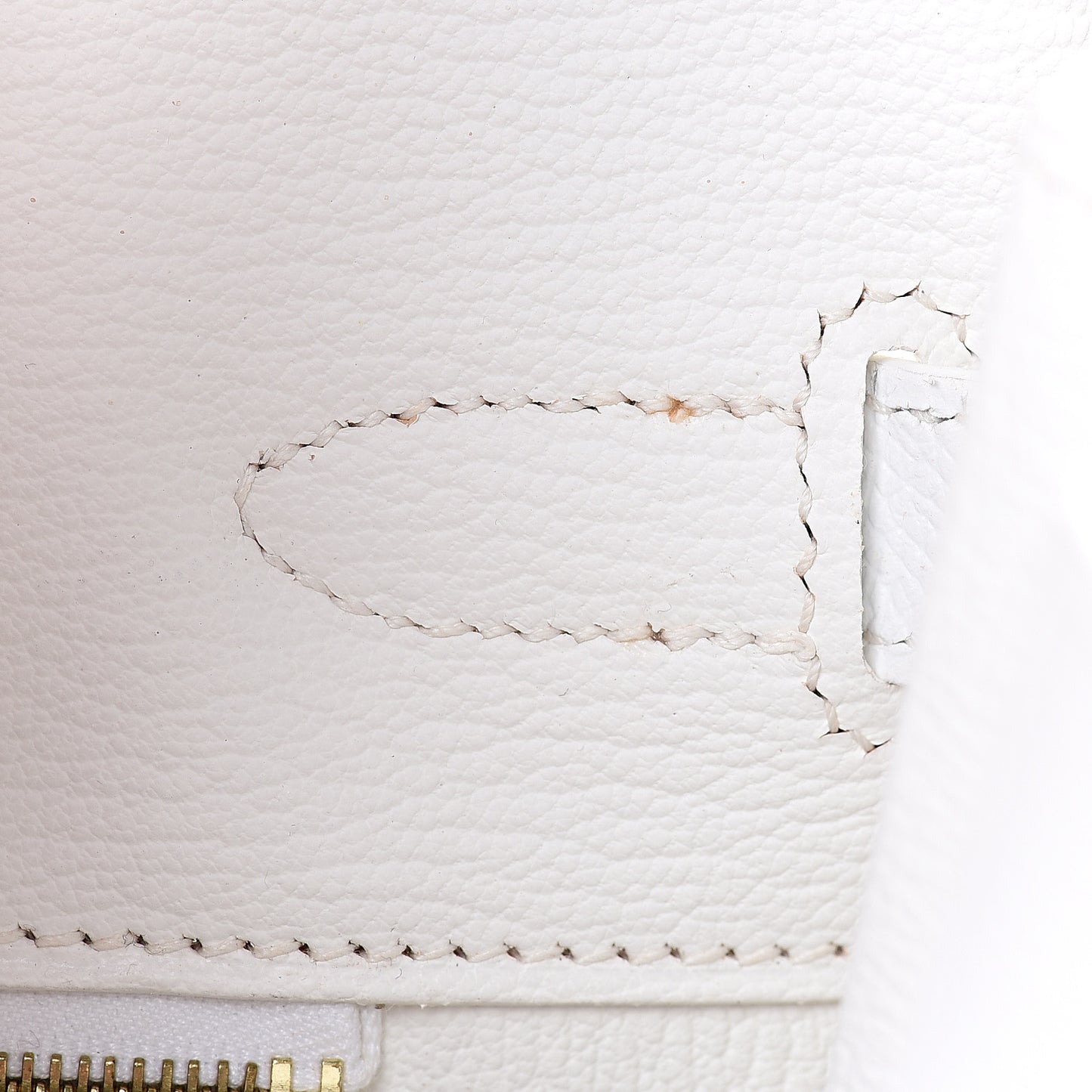 Epsom Birkin 35 White White