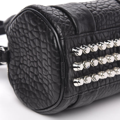 Alexander Wang Pebbled Lambskin Mini Rockie Black Rhodium Hardware 7 of 9