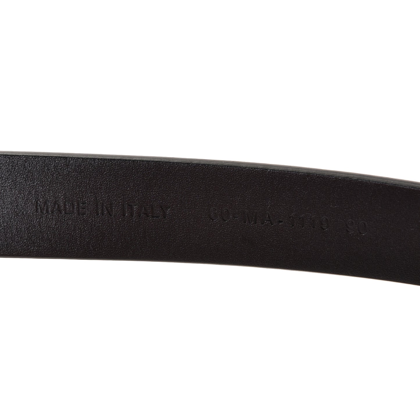 Calfskin Saddle Belt 90 Black