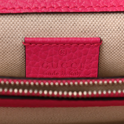 Gucci Pebbled Calfskin Embellished Guccify Small Dionysus Shoulder Bag Rosa 6 of 10