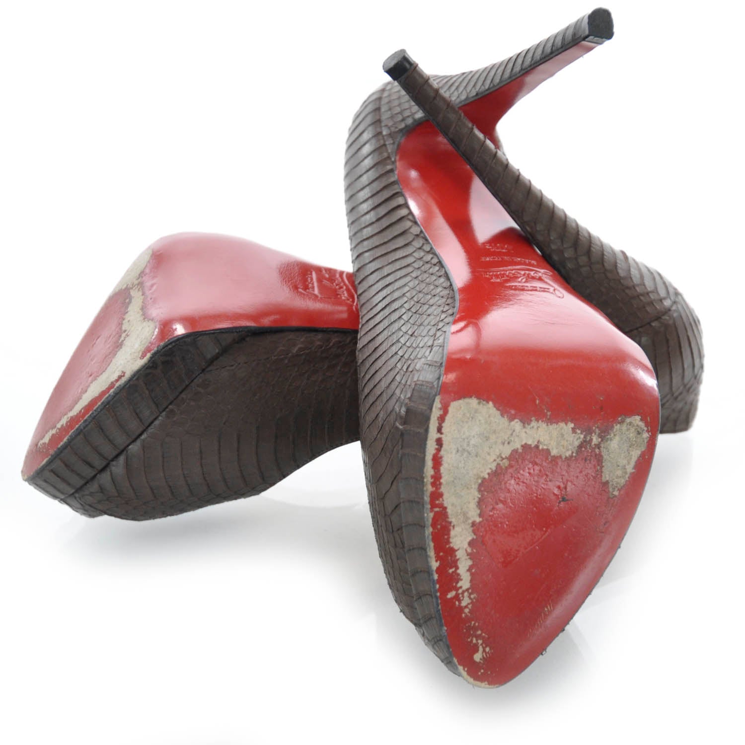 Christian Louboutin Watersnake Altadama 140 Pumps 40.5 4 of 6