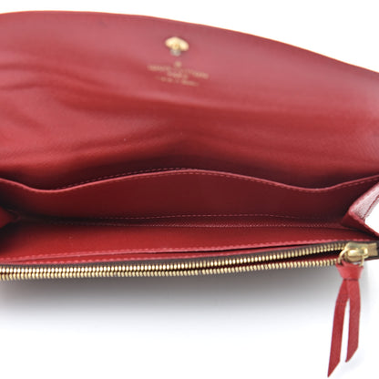 Louis Vuitton Damier Ebene Caissa Wallet Cherry 5 of 8
