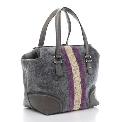 Gucci Velvet Horsebit Embossed Treasure Boston Multicolor 2 of 10