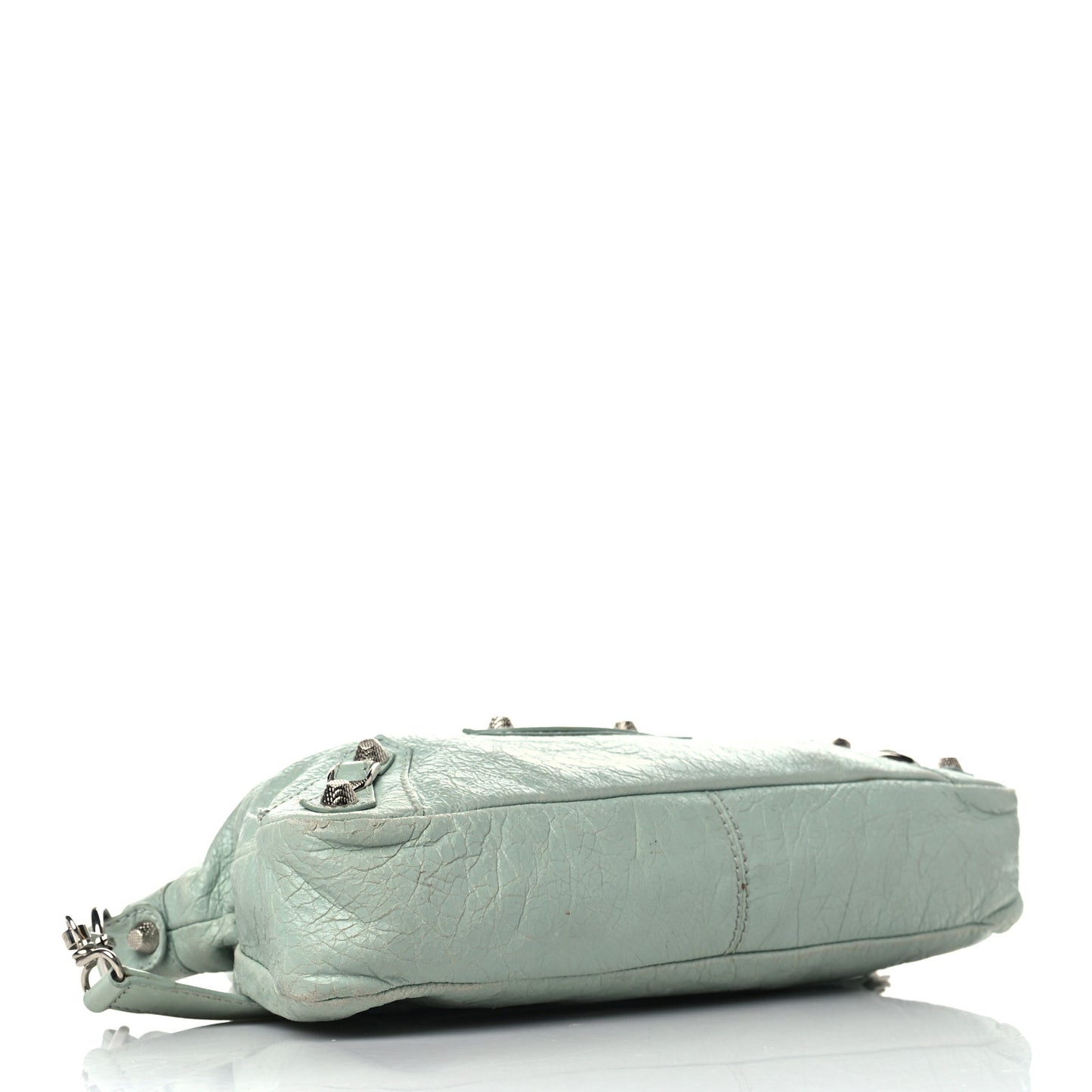 Agneau Giant 12 Silver Hardware First Vert Jade