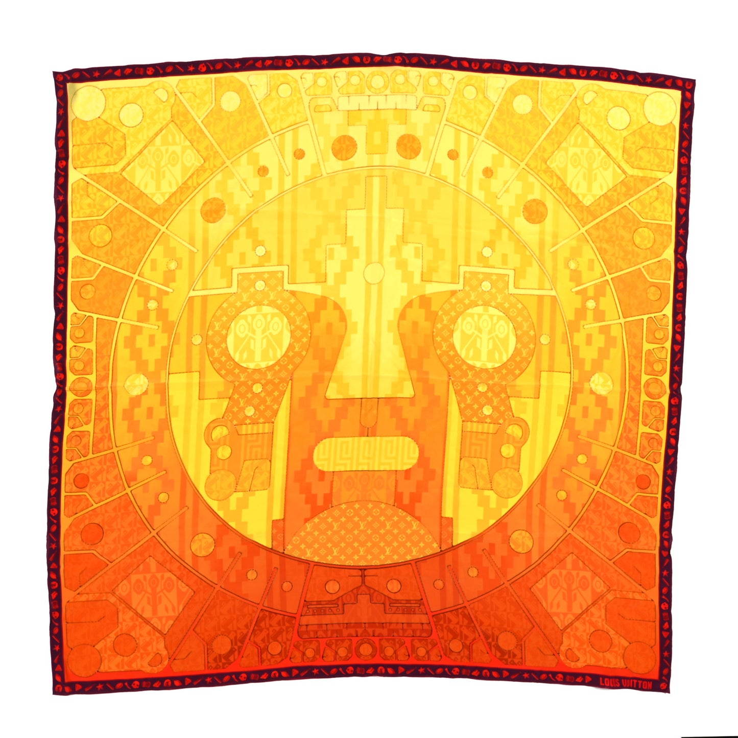 Silk Sun Giant Square Scarf