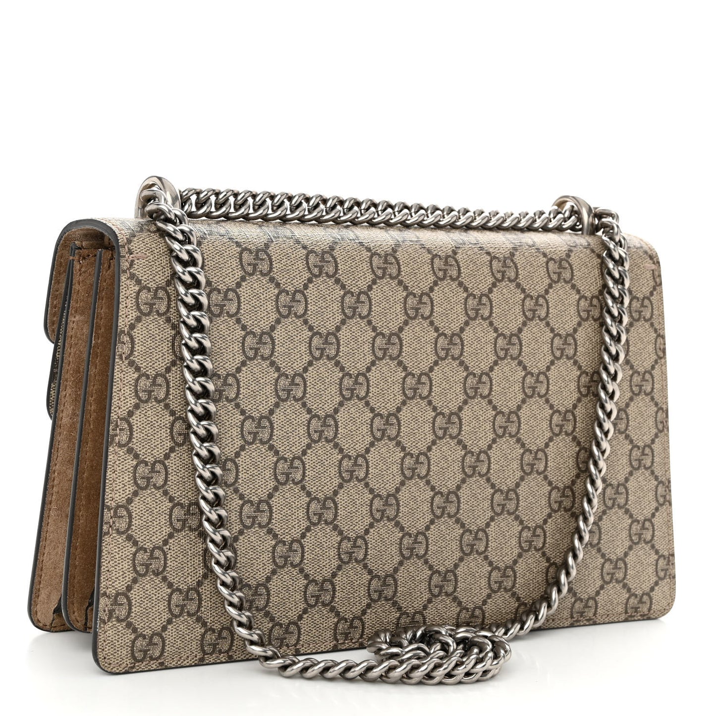 GG Supreme Monogram Small Dionysus Shoulder Bag Taupe