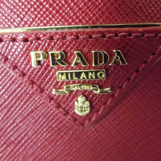 Saffiano Lux Tote Red