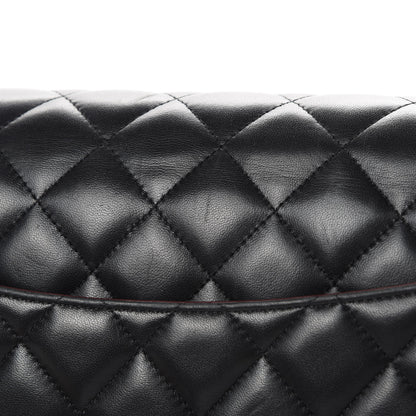 Chanel Lambskin Quilted Maxi Double Flap Black 17 of 18