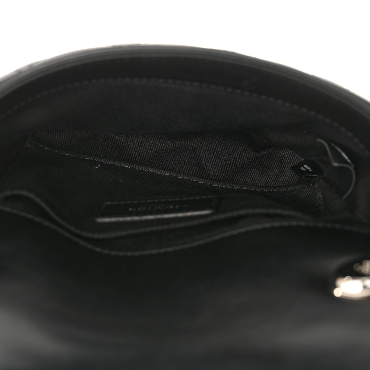 Calfskin Quilted CC Uniform Flap Belt Bag Black