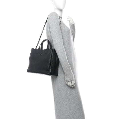 Chanel Caviar Stitched Medium Lady Coco Shopping Tote Black 2 of 12