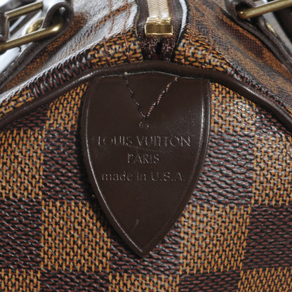 Louis Vuitton Damier Ebene Speedy 30 5 of 7