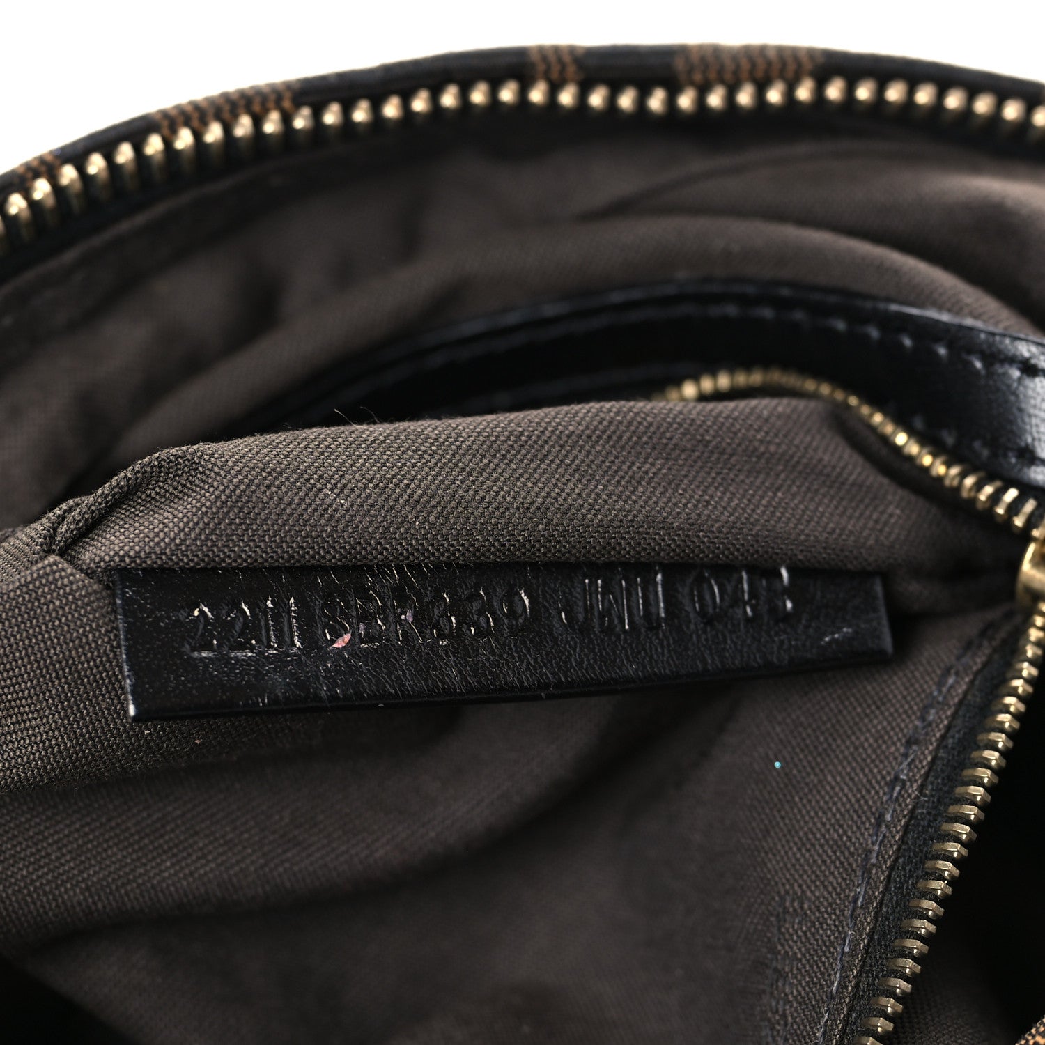 Fendi Zucca Cuoio Lucido Small Chef Hobo Tobacco Moro 7 of 9
