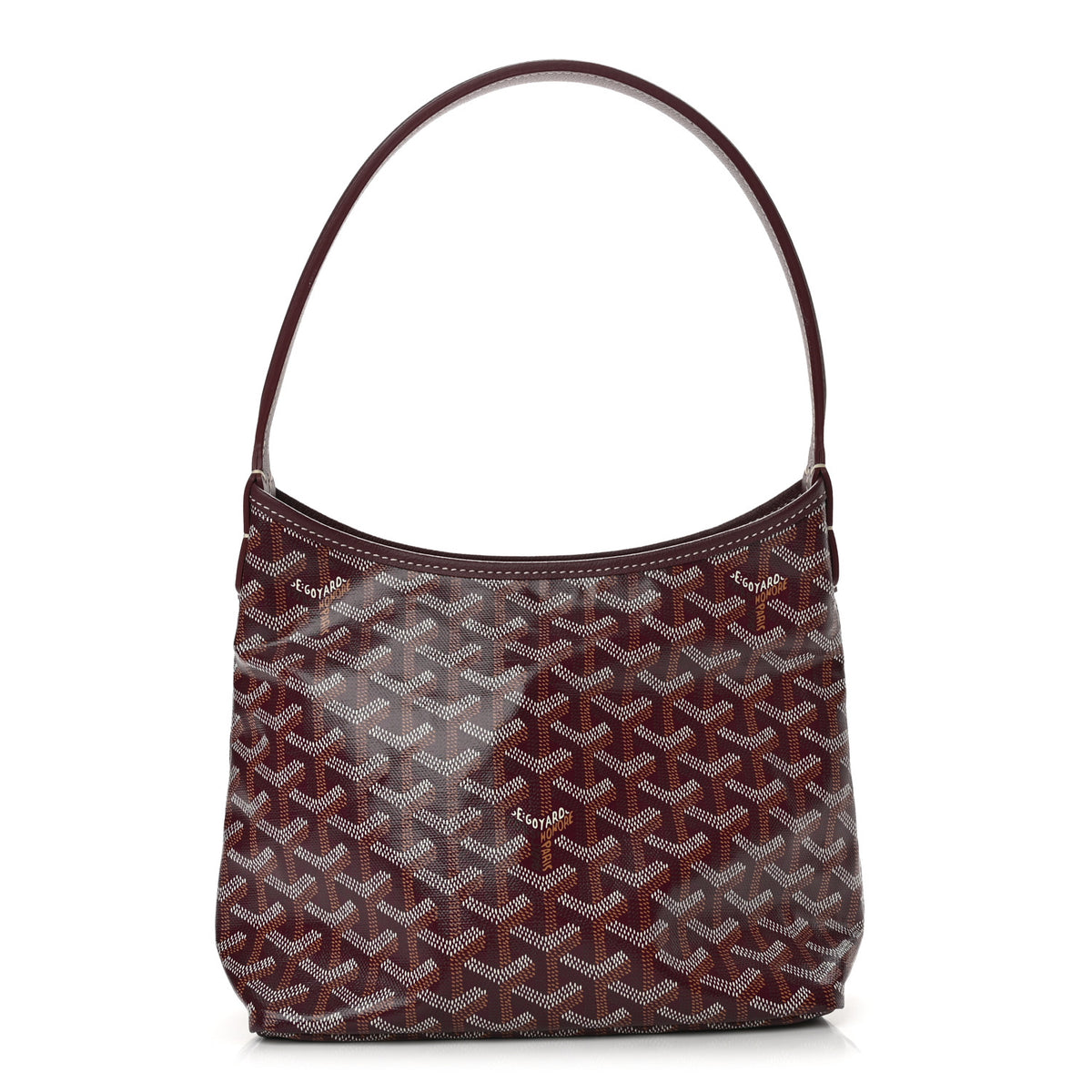 Goyardine Mini Boheme Hobo Burgundy