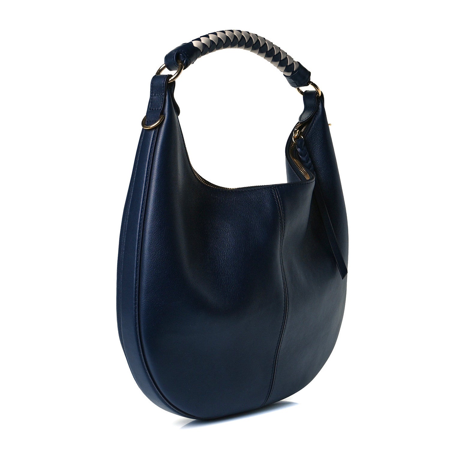 Mulberry Silky Calf Small Braided Selby Midnight 3 of 6