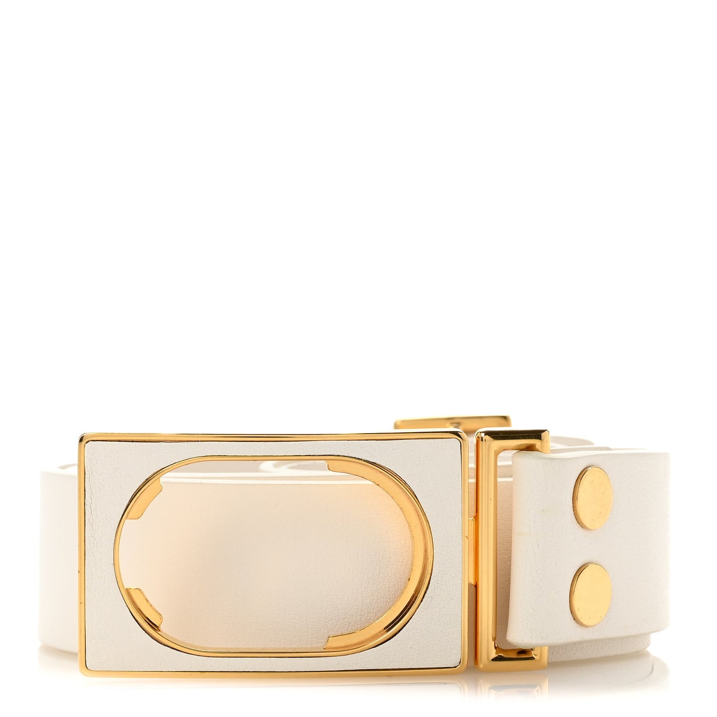 Calfskin 30 Montaigne 75 30 Belt White