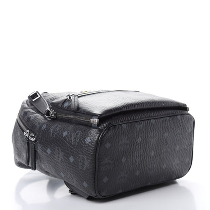 MCM Visetos Studded Small Dual Stark Backpack Black 3 of 19