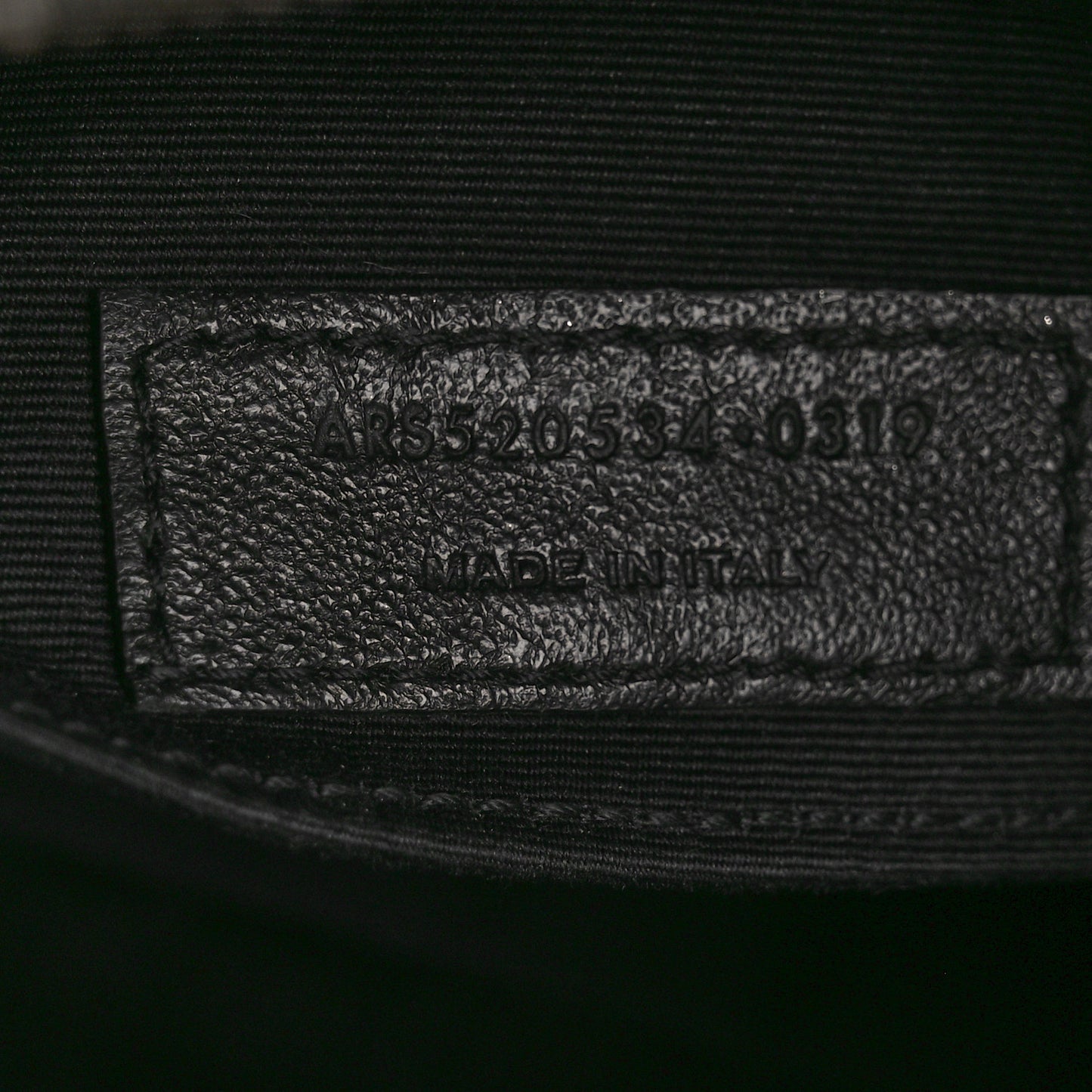 SAINT LAURENT Calfskin Matelasse Monogram Monochrome Lou Camera Bag Black