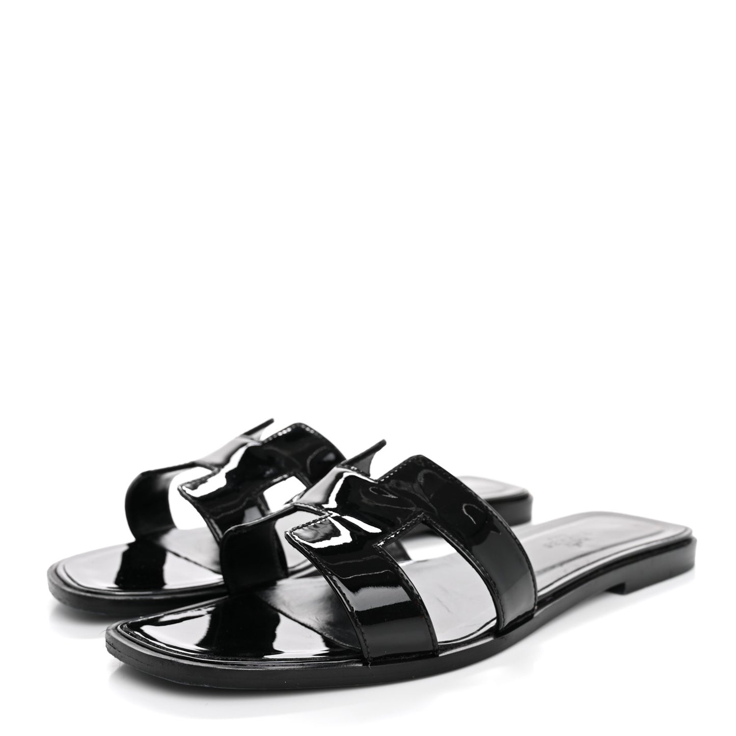 Patent Oran Sandals 39 Black