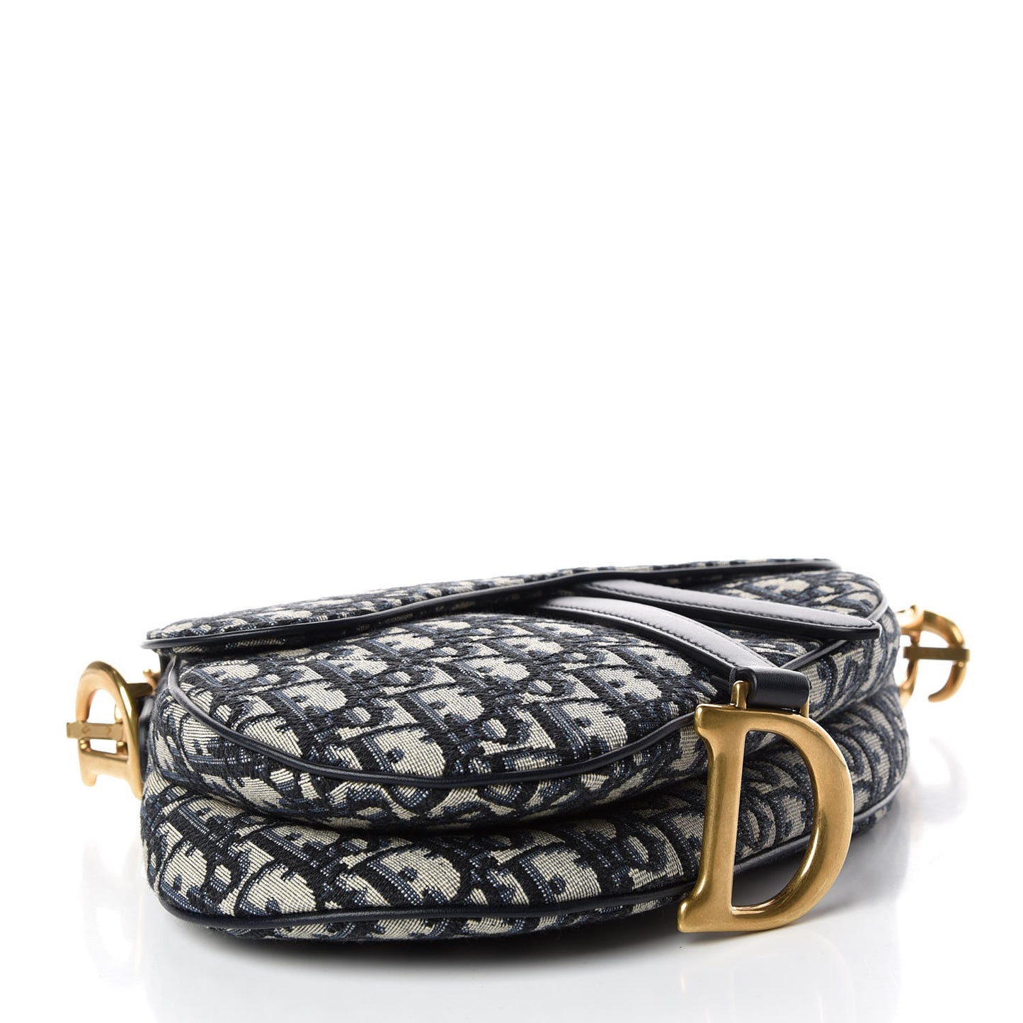 Oblique Saddle Bag Blue