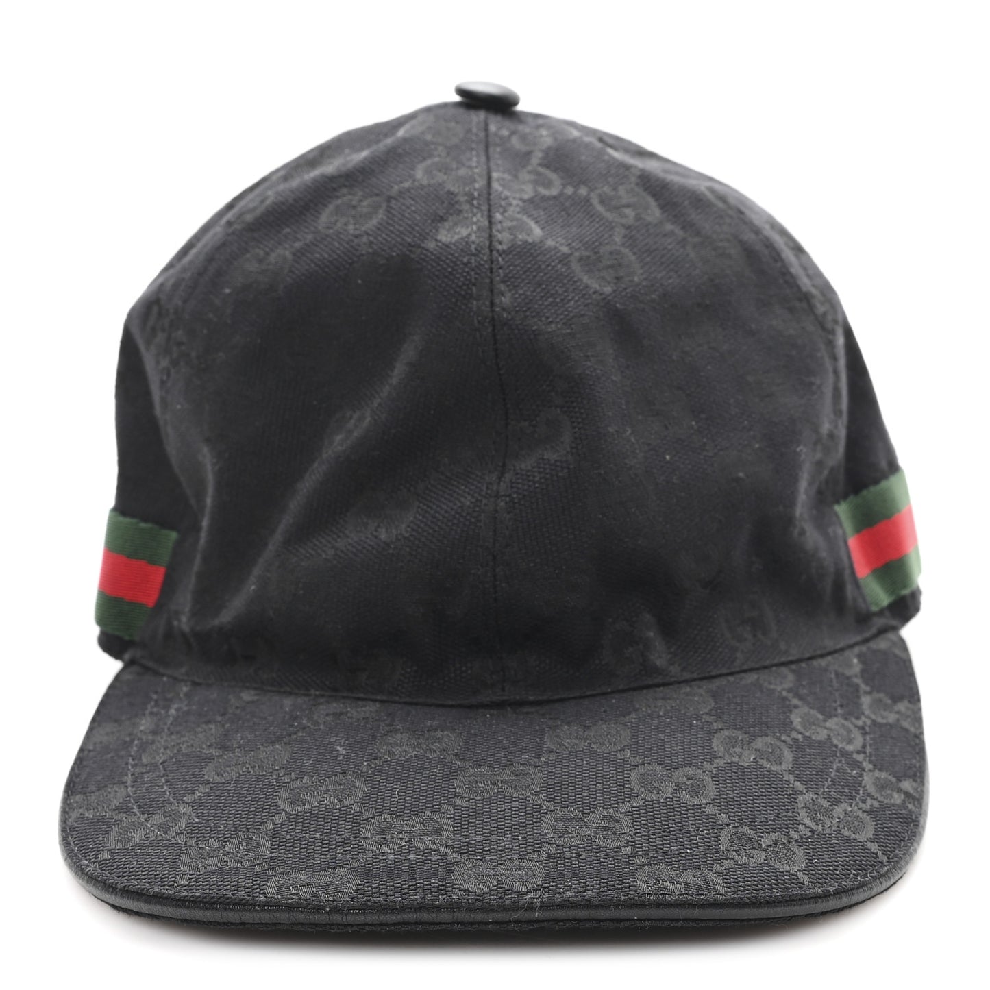 Monogram Web Baseball Hat L Black