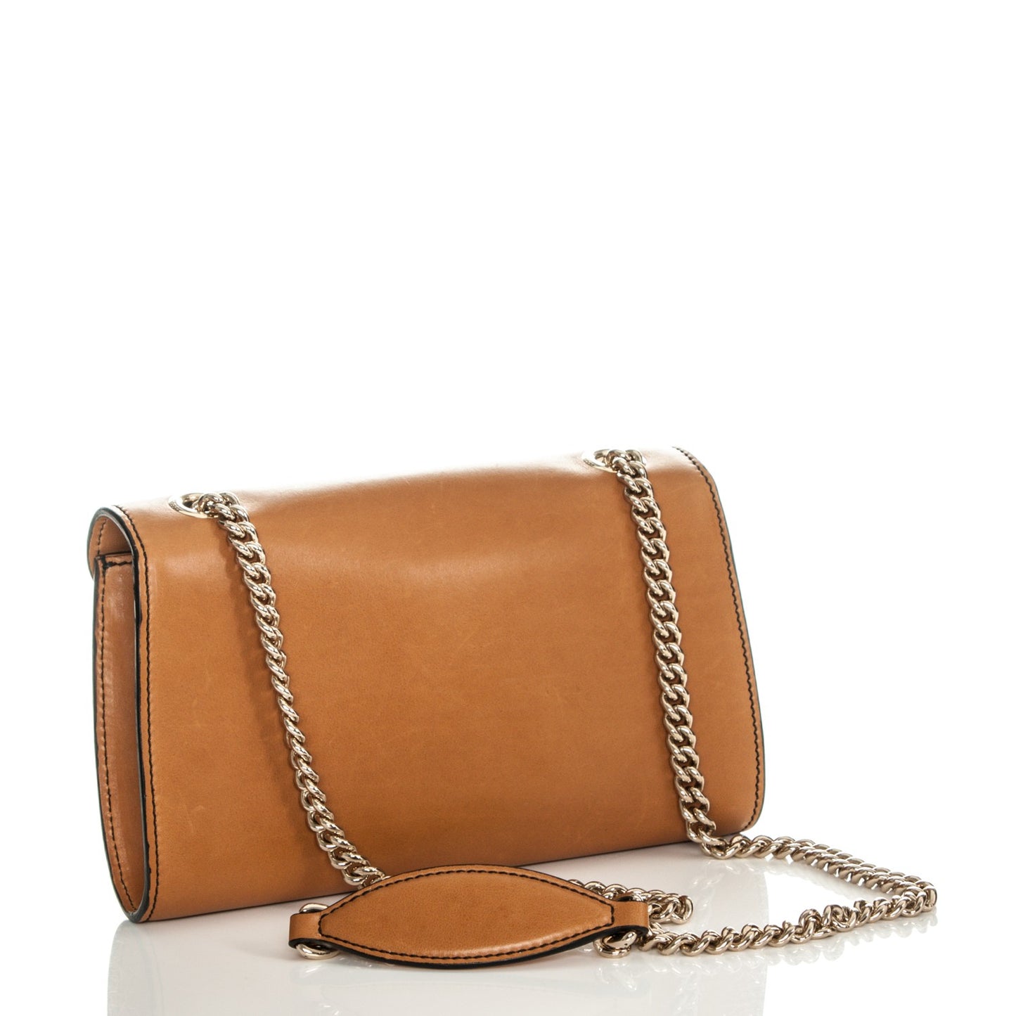 Saddle Soft Lux Small Emily Chain Shoulder Bag New Banana