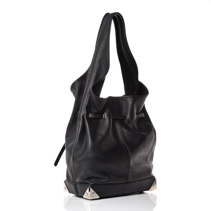 Alexander Wang Calfskin Robyn Drawstring Hobo Black 4 of 15