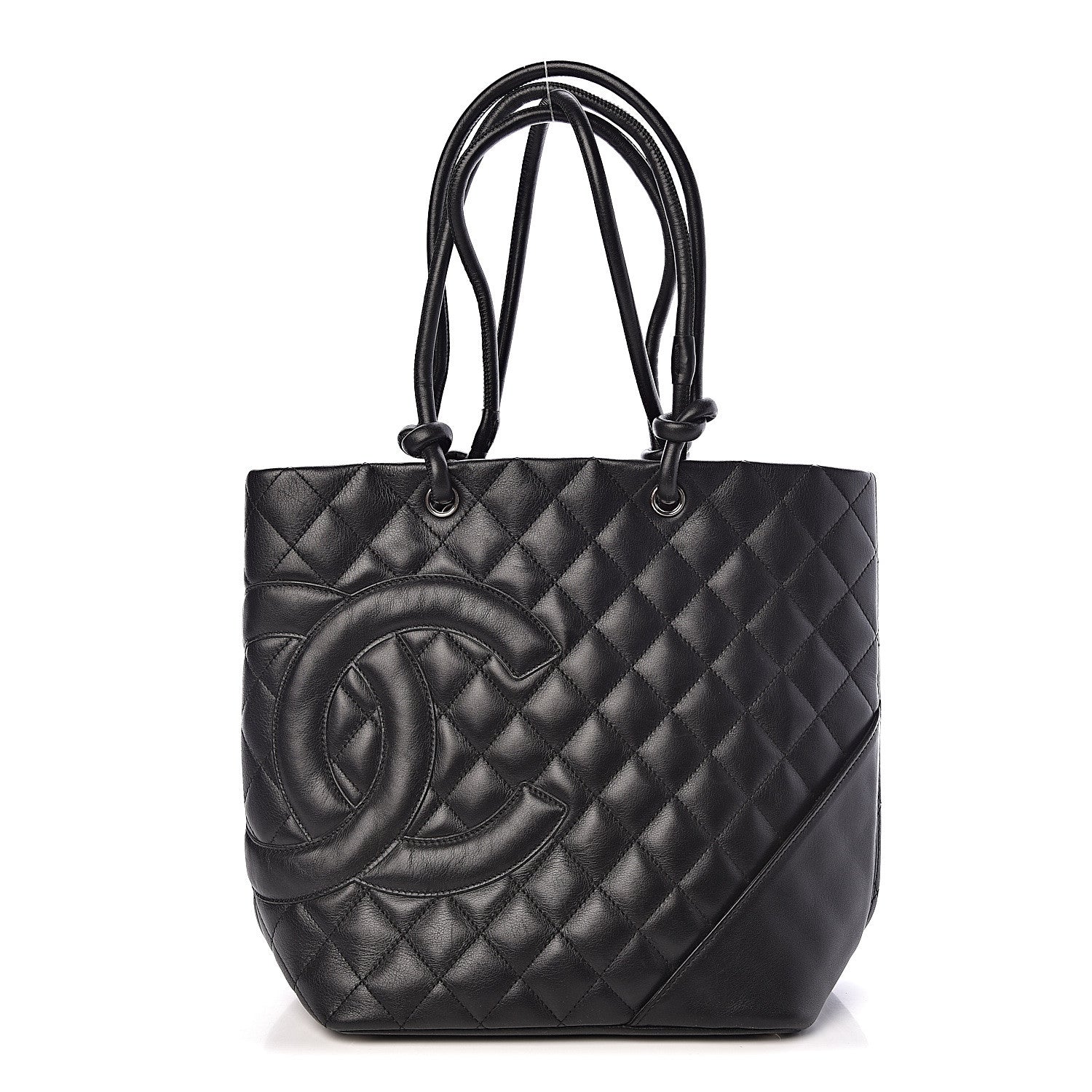 Chanel Calfskin Quilted Medium Cambon Tote Black 1 of 14
