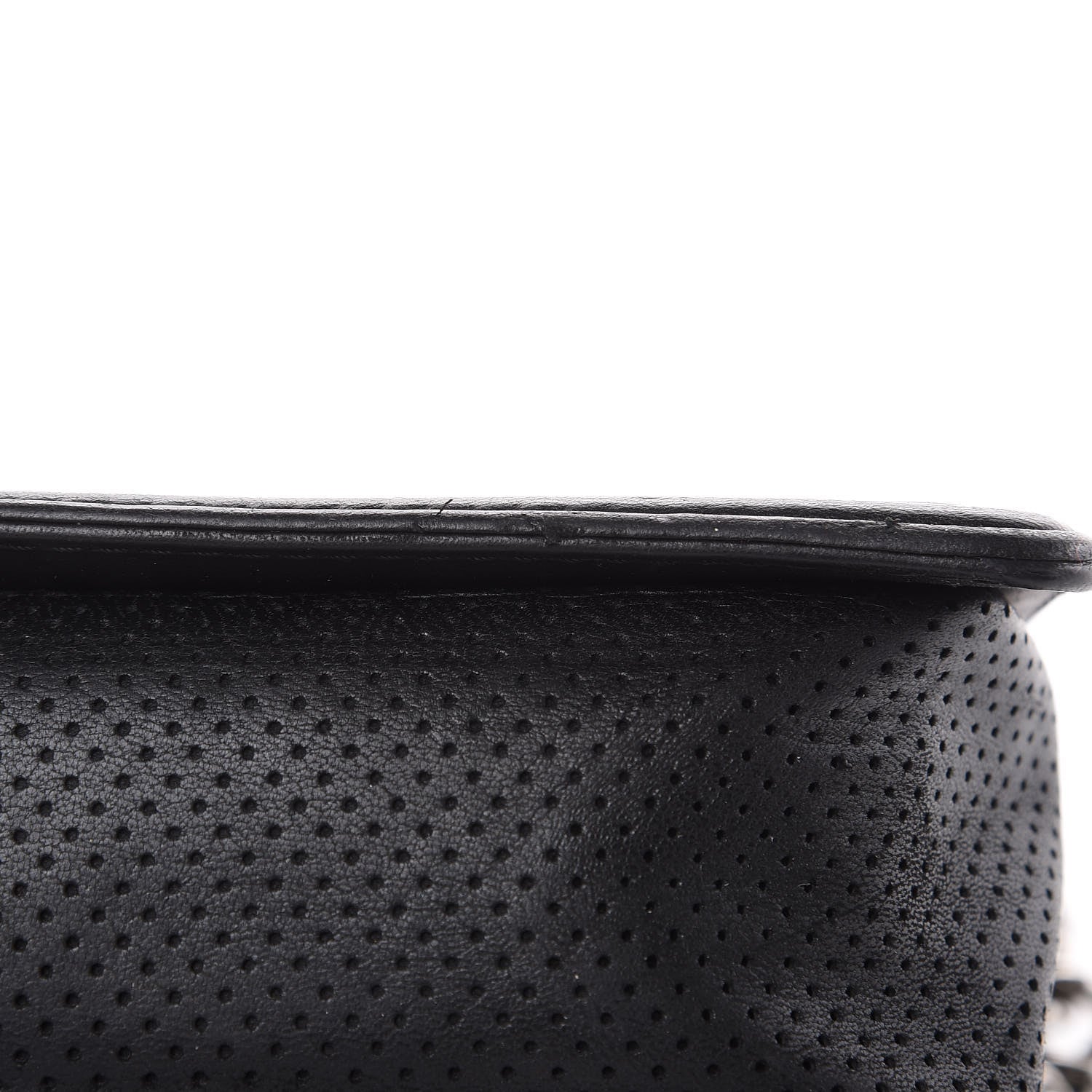 Chanel Perforated Lambskin Quilted New Medium Boy Flap Black 19 of 24