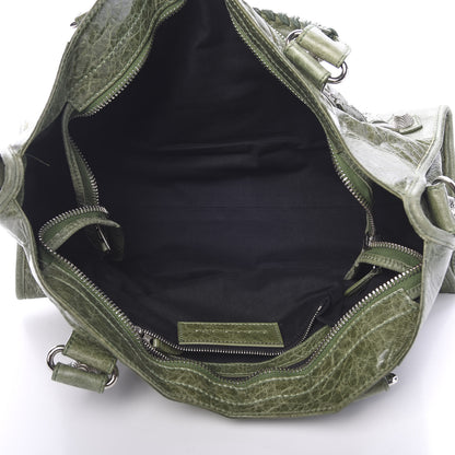 Balenciaga Agneau Giant 21 Silver Hardware Part Time Vert Militaire 4 of 9