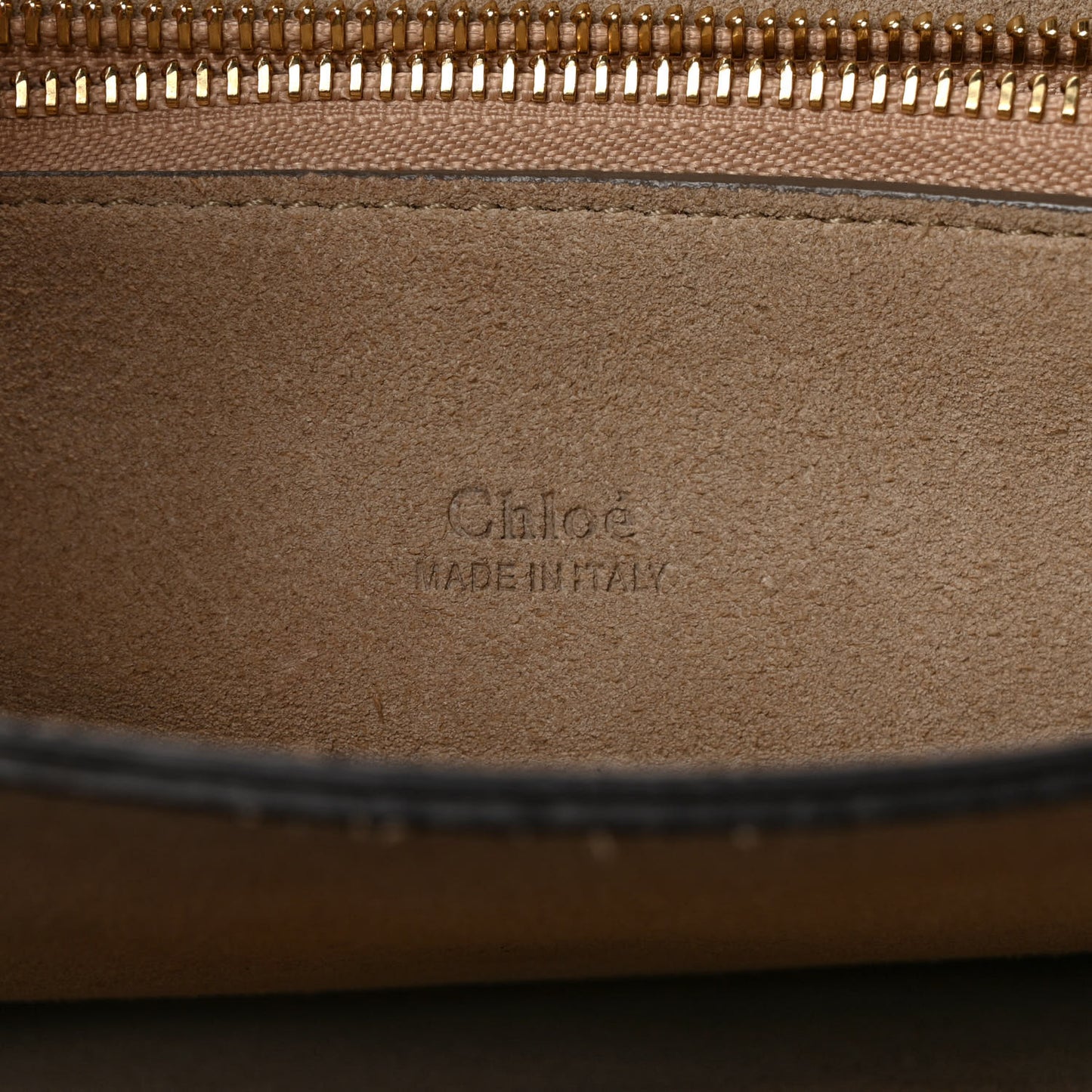 Calfskin Suede Medium Faye Shoulder Bag Sepia Red