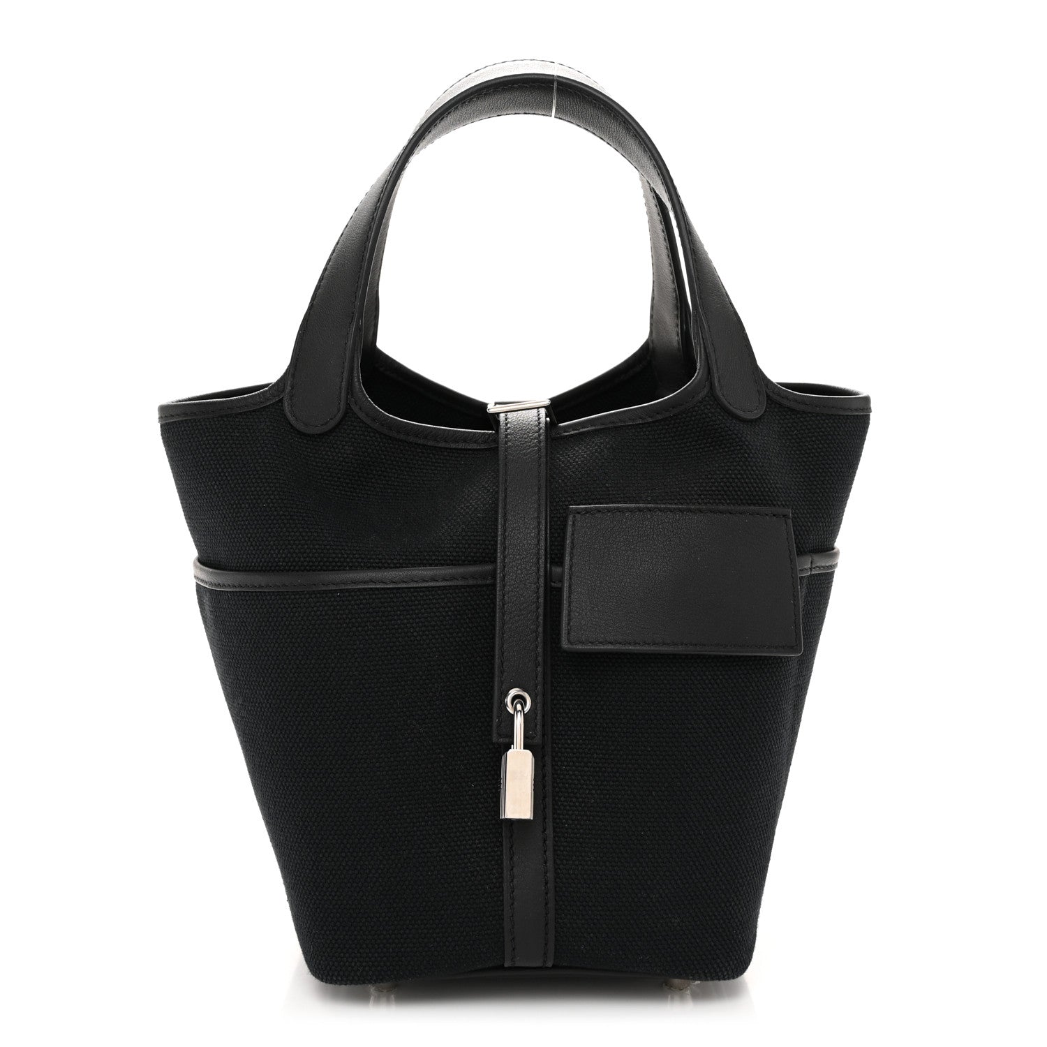 Hermes Toile Goeland Swift Cargo Picotin Lock 18 Bleu Marine Black 1 of 11