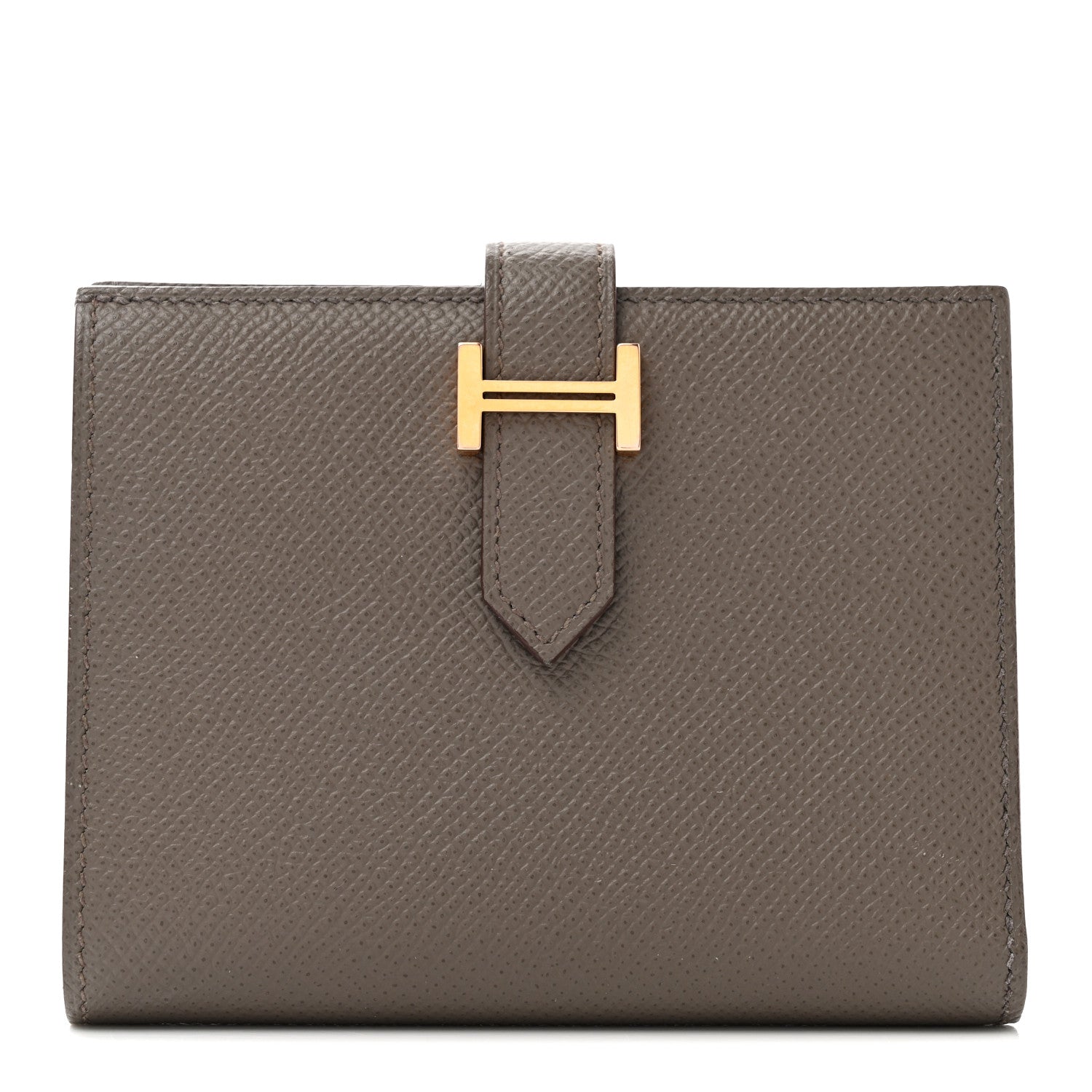 Hermes Epsom Bearn Compact Wallet Etain 1 of 8
