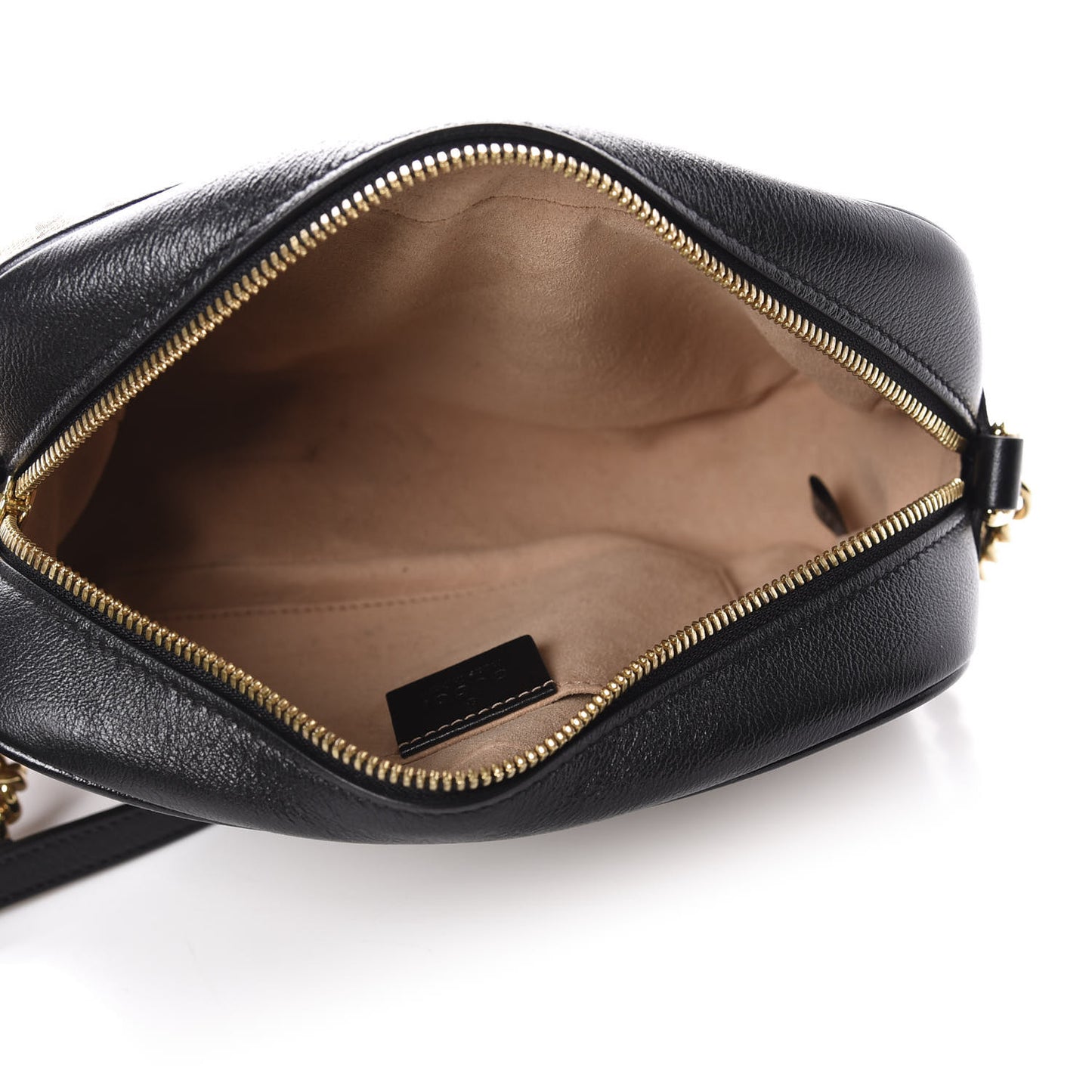 Monogram Matelasse Diagonal Small GG Marmont Chain Shoulder Bag Beige Black