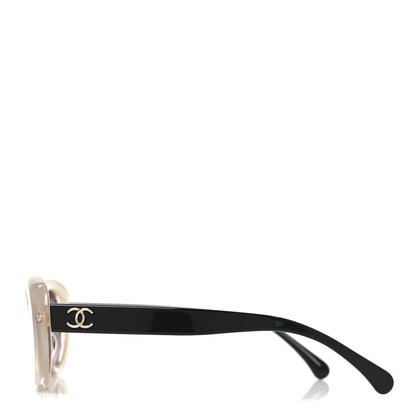 Chanel Acetate Oval Sunglasses 71731A Ivory Pink 3 of 6