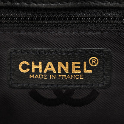Chanel Calfskin Wild Stitch Tote Black 6 of 13