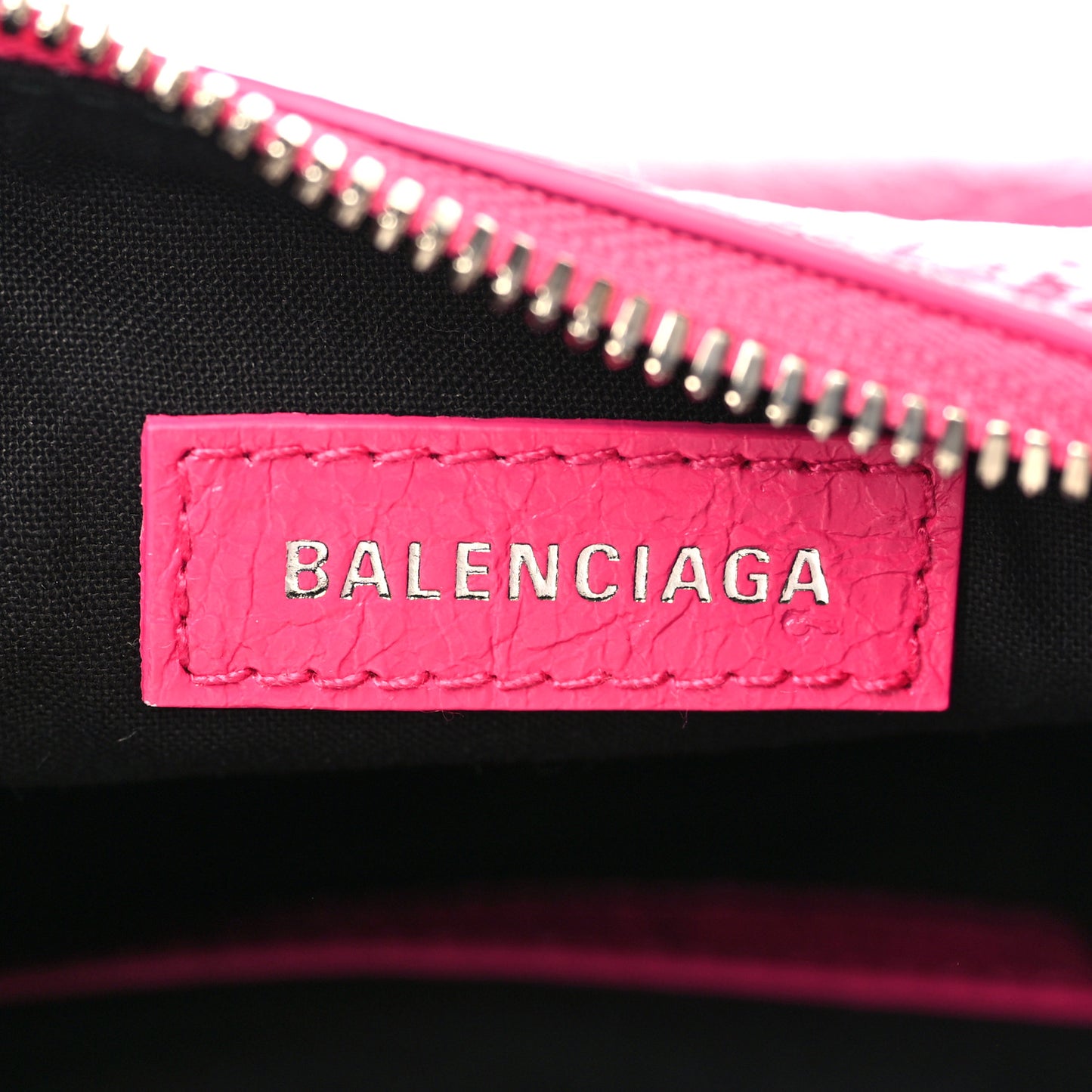 Agneau Arena Le Cagole Shoulder Bag XS Hot Pink