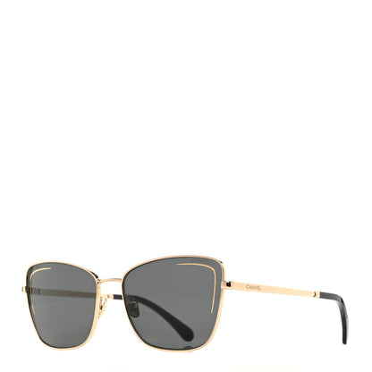 Chanel Cat Eye Sunglasses 71412 Gold 1 of 8