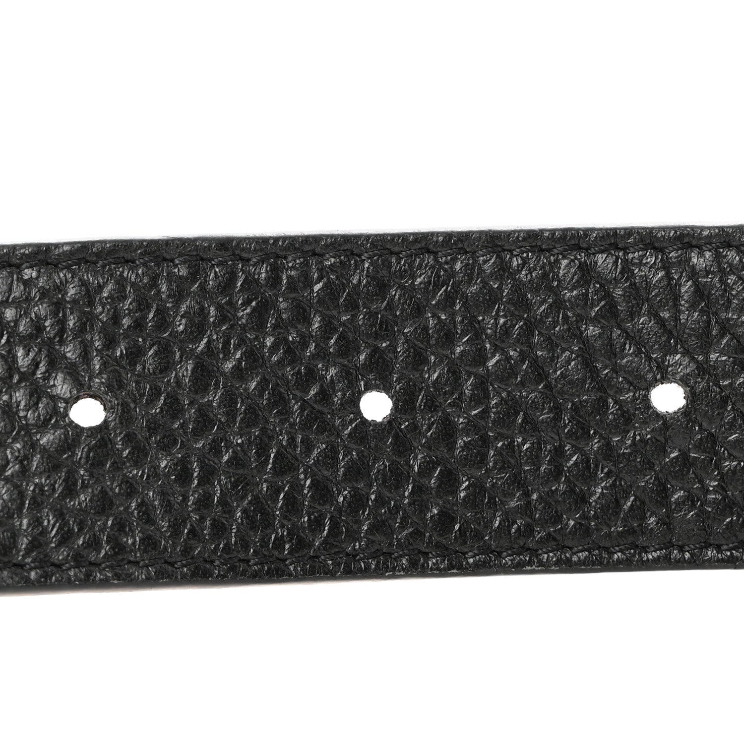 Louis Vuitton Taurillon Calfskin 30mm LV Initiales Reversible Belt 75 30 Black 5 of 5