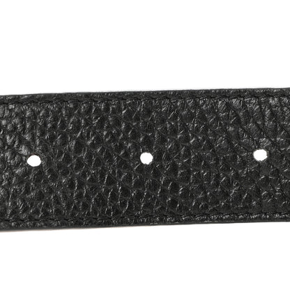 Louis Vuitton Taurillon Calfskin 30mm LV Initiales Reversible Belt 75 30 Black 5 of 5