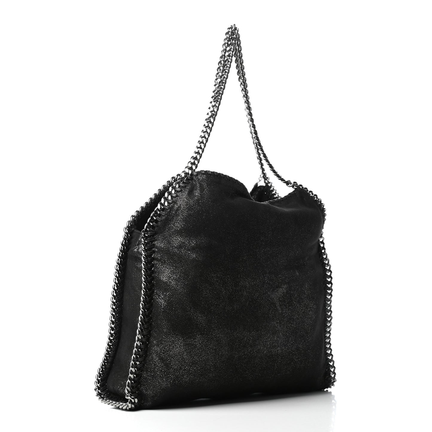 Shaggy Deer Small Falabella Tote Black
