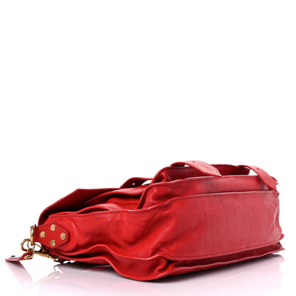 Proenza Schouler Lambskin Medium PS1 Satchel Bright Red 4 of 19