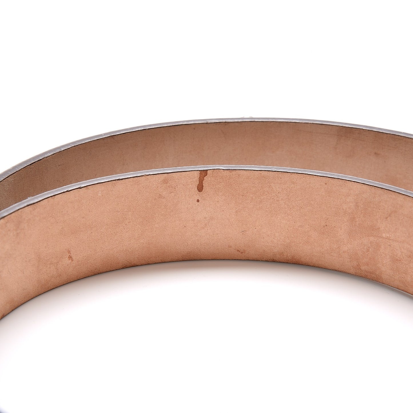 Monogram Ceinture Belt Silver Buckle 80 32