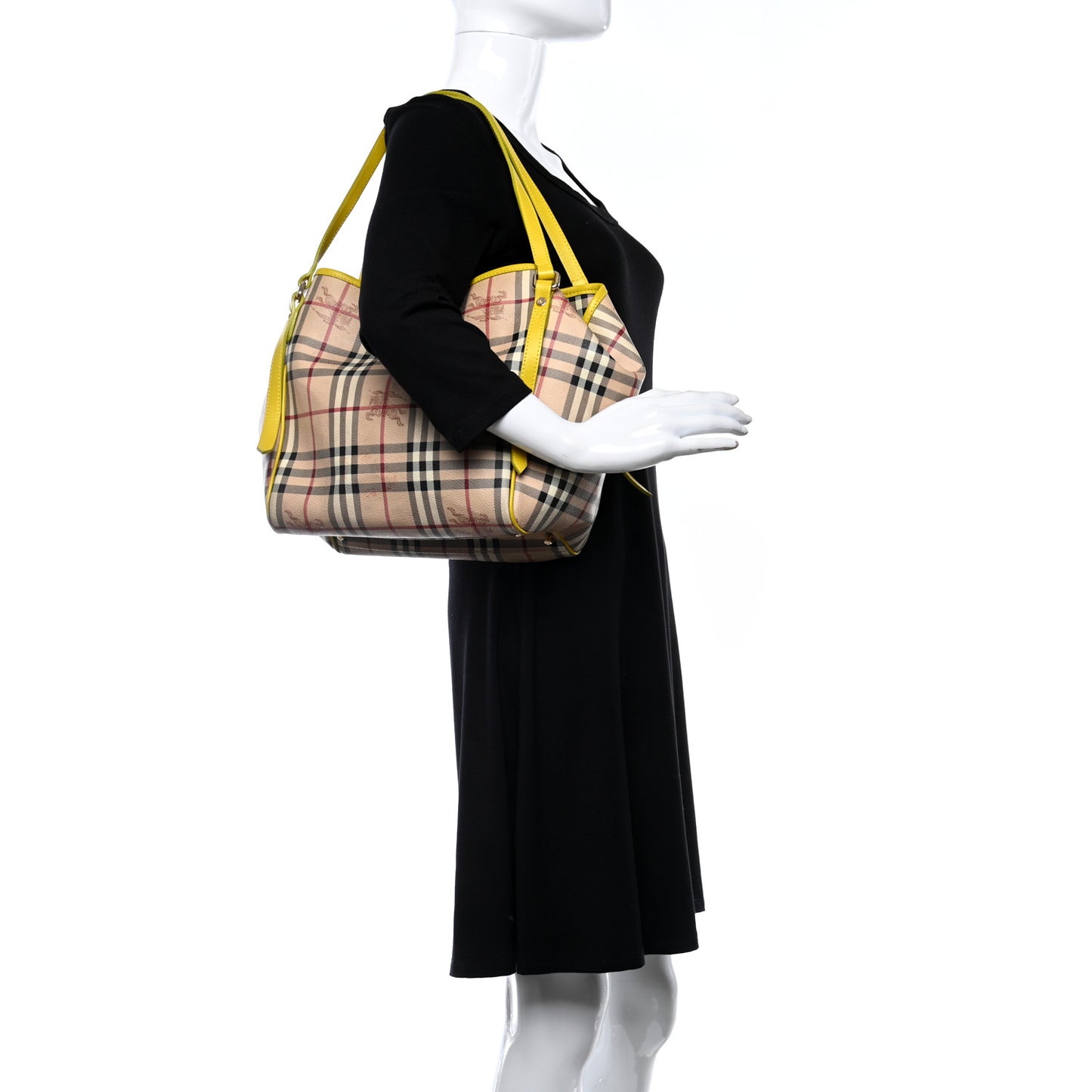 House Check Small Canterbury Tote Yellow