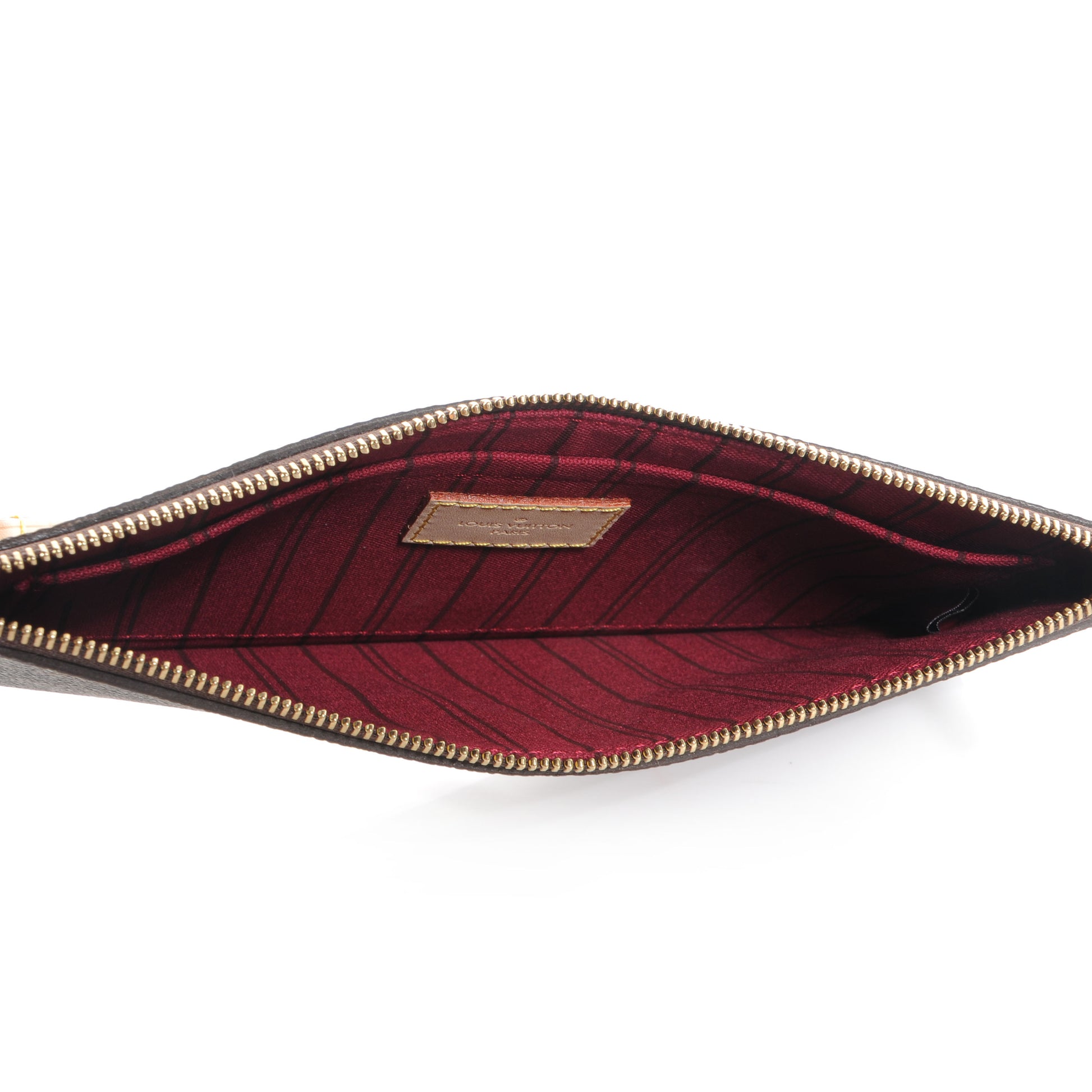 Louis Vuitton Monogram Neverfull MM GM Pochette Fuchsia 5 of 8