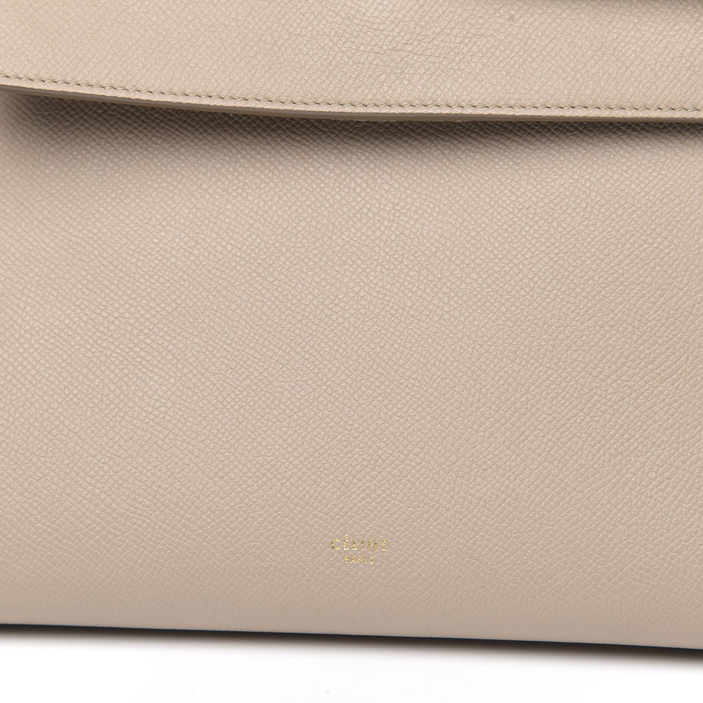 Grained Calfskin Mini Belt Bag Light Taupe