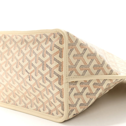 Goyard Goyardine Embroidered Seahorse Reversible Anjou PM Sand 17 of 19