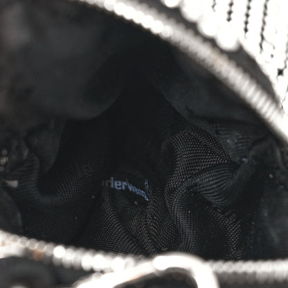 Alexander Wang Crystal Mesh Beiress Wristlet White 5 of 9