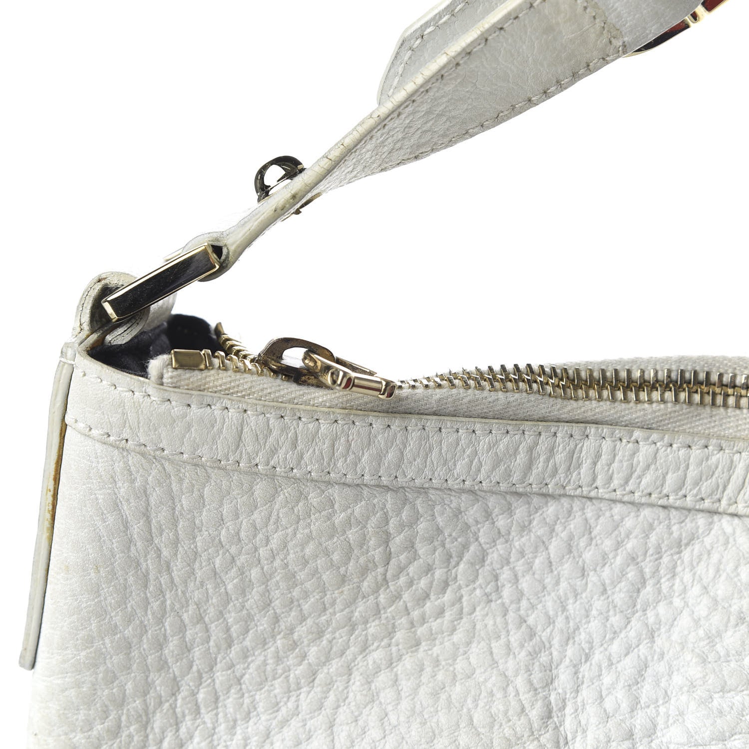 Gucci Calfskin Web Blondie Hobo White 12 of 12